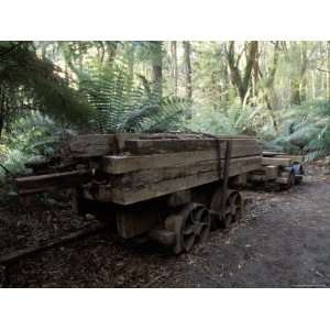  Abandoned Antique Railway Carriage Carrying Train Track 