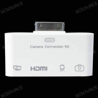   Connection Kit USB AV Cable SD/TF Card Reader For Apple iPad 2 EA509