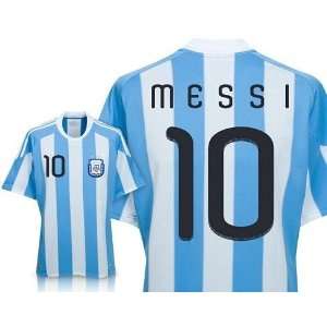  Kids Messi Argentina Home Youth Soccer Jersey Set Size 