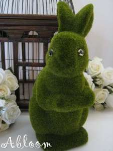 RABBIT~ Artificial Moss covered Rabbit Decoration ~  