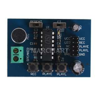 ISD1820 Sound/Voice Recording Playback Recorder Module Board 