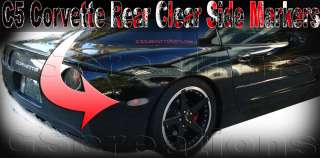 Chevy Corvette CLEAR rear side marker lights C5 Z06 LS1  