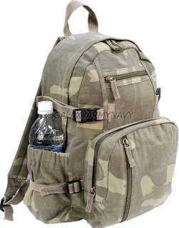 Military Army Vintage Mini Backpack  