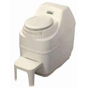   Capacity Electric Composting Toilet, Bone, 1 ea Patio, Lawn & Garden