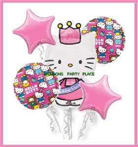 HELLO KITTY PRINCESS birthday balloons party supply new  