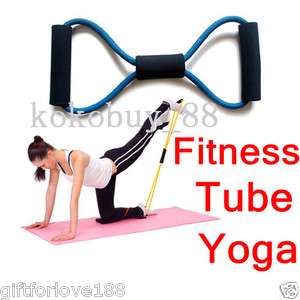 H3538 RESISTANCE BANDS WORKOUT TUBES Figure 8 FOR BODY  