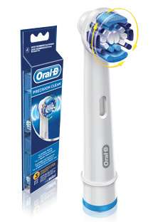 Braun Precision Clean Oral B Electric Toothbrush Head   3 BRUSH HEADS 
