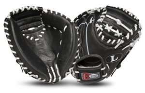 The 32.5 inch Dynasty Catchers Mitt features a closed web and a 