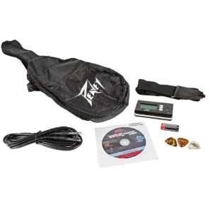 Electric Guitar Accessory Pack includes a Gig Bag, 1/4 Cable, Lesson 