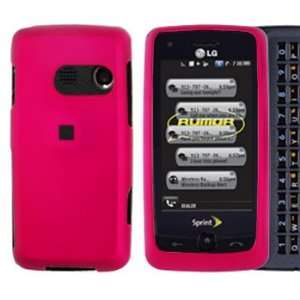 Premium   LG LN510/Rumor Touch Rubber feel Rose Pink Cover   Faceplate 