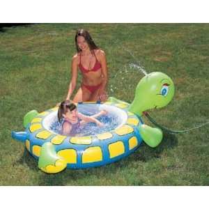  Bestway Inflatable Turtle Spray Pool: Toys & Games