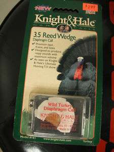 Knight & Hale Game Calls 3.5 Reed Wedge Hunting Turkey 049443937696 
