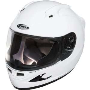   XF708 Sports Bike Racing Motorcycle Helmet   White / Small: Automotive