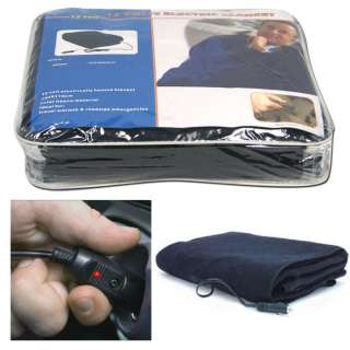 Electric Heated Blanket for Automobiles or Camping   Heats up With 
