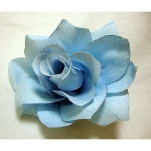  NEW Sky Blue Rose Flower Hair Clip and Pin, Limited 