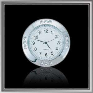 Lady Universal Swarovski Diamond Crystal Car Clock GIFT  