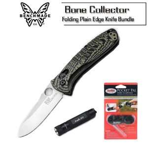  Benchmade Knife 15020 1 Bone Collector Axis Folding Plain 