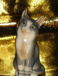 Royal Copenhagen Mini Cat Figurine,CALLED DUCHESS  