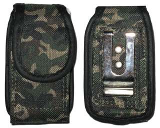 LOT OF 12 CAMO Cell Phone Holster/Case with Metal Clip  