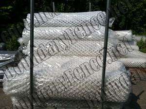 WHITE CHAIN LINK FENCE CHOOSE YOUR SIZE 2x9 GAUGE  