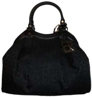  Womens Calvin Klein Purse Handbag Hudson Satchel Black 