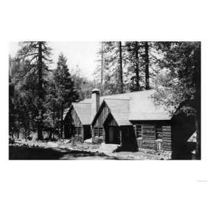 Camp Sierra, California View of Lodge Dining Hall Photograph   Camp 