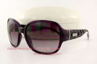 Brand New COACH Sunglasses S3010 PURPLE 100% Authentic 883121595606 
