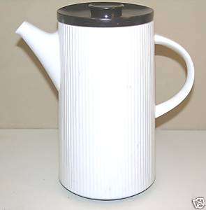 Easterling CORDALITE Germany Ribbed Coffee Pot Decanter  