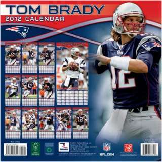   New England Patriots Tom Brady 2012 Wall Calendar 1436084806  