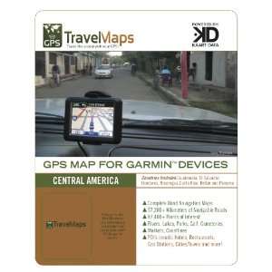  Central America GPS Map for Garmin Units (SD Card 