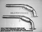   CAMARO LS3/SS SOLO PEROFMRNACE HIGH FLOW CATALYTIC CONVERTERS CATS M6