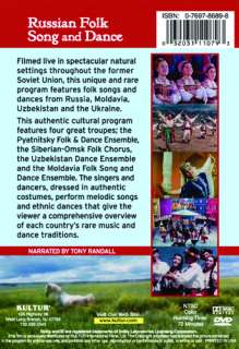 RUSSIAN FOLK SONG/DANCE Moldavia Uzbekistan Ukraine DVD  