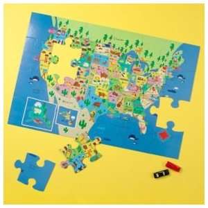  Kids Puzzles Kids United States Map Floor Puzzle, On the 