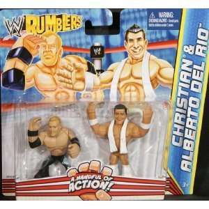  WWE Rumblers Christian and Alberto Del Rio Figure 2 Pack 