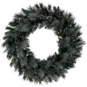  36 Black Ash Artificial Christmas Wreath   Unlit