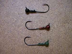 Custom Made Shakey Heads Bass Fishing Lures 10 ct (made in the U.S.A 