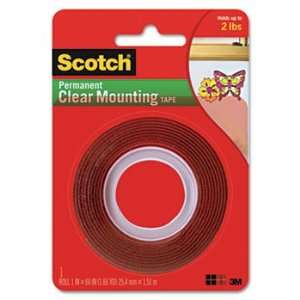 4010   Double Sided Mounting Tape, Industrial Strength, 1 x 60, Clear 