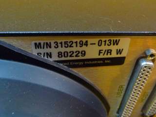 AE MDX 20K Master Delta DC Power Supply 3152194 013W  