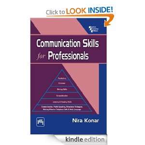Communication Skills for Professionals: Nira Konar:  Kindle 