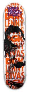 DGK SKATEBOARDS Skateboard DECK LENNY RIVAS BABES 7.8  