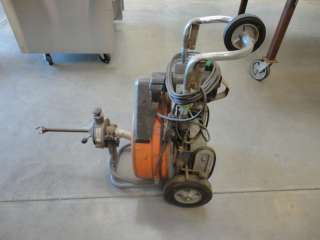 General Speedrooter 90 Power Drain Cleaner Rooter Snake on Wheels 