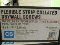 Grip Rite Flexible Strip Collated Drywall Screws 6 x 1 1/4  