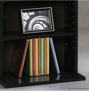 DVD CD Storage Tower Bookcase Shelf Organizer, Black   