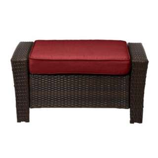Target Home™ Rolston Wicker Patio Ottoman   Red.Opens in a new 