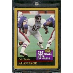  1991 ENOR Alan Page Football Hall of Fame Card #113   Mint 