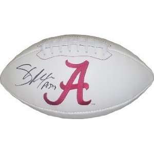  Shaun Alexander Autographed/Hand Signed Alabama Crimson 