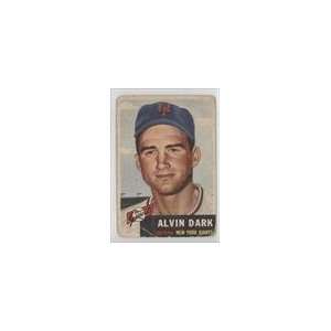  1953 Topps #109   Alvin Dark Sports Collectibles