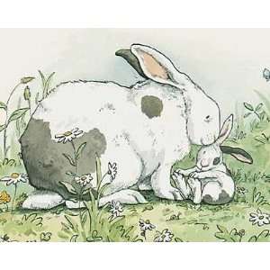  Mummy Rabbit And Bunny Poster Print