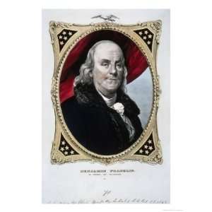 Benjamin Franklin Giclee Poster Print