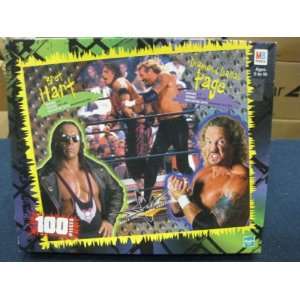  WWF 100 Piece Puzzle Bret Hart and Diamond Dallas Page by 